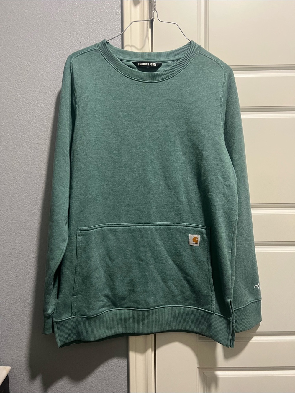 Carhartt Crewneck Sweatshirt in Dusty Teal Green